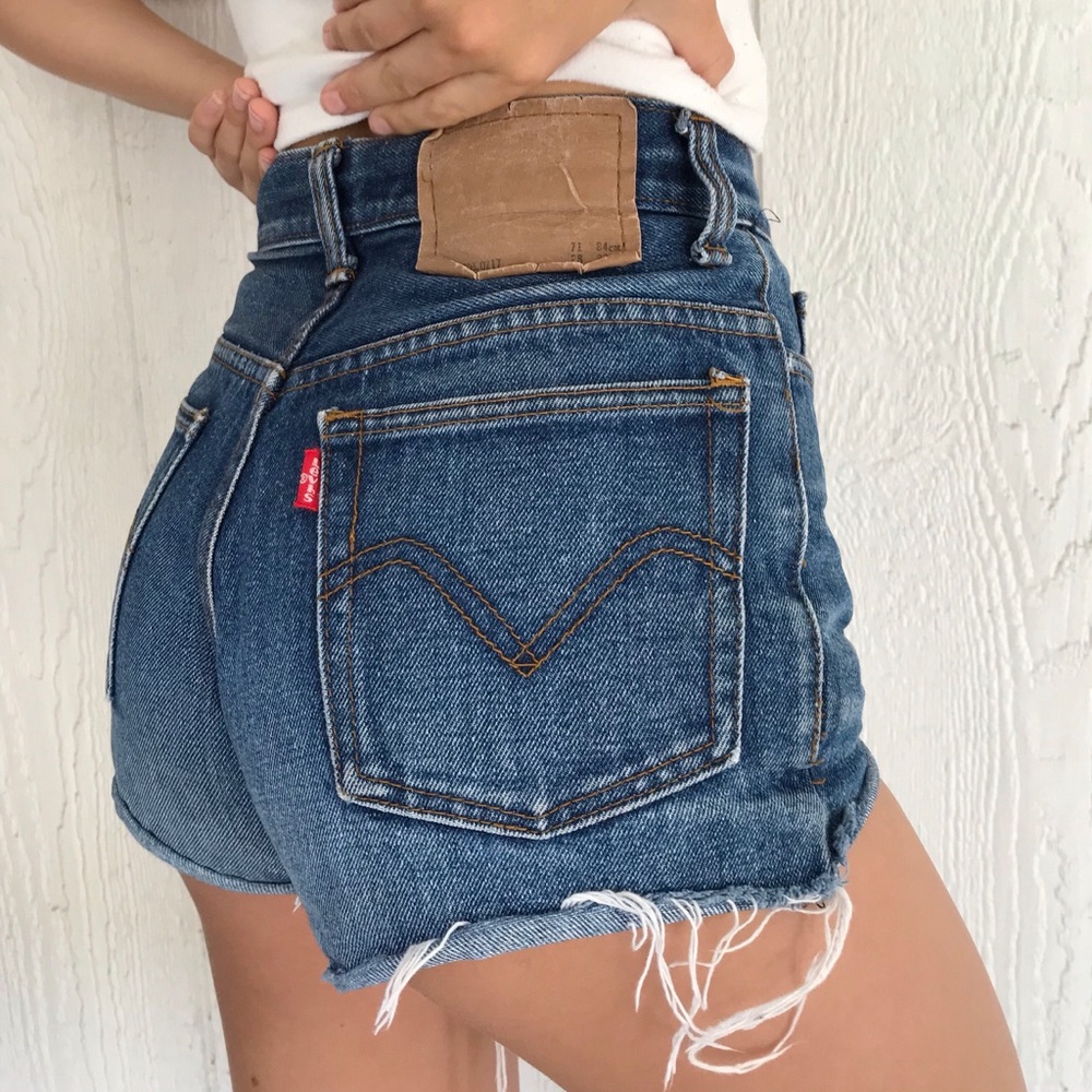 Levi’s dark wash shorts